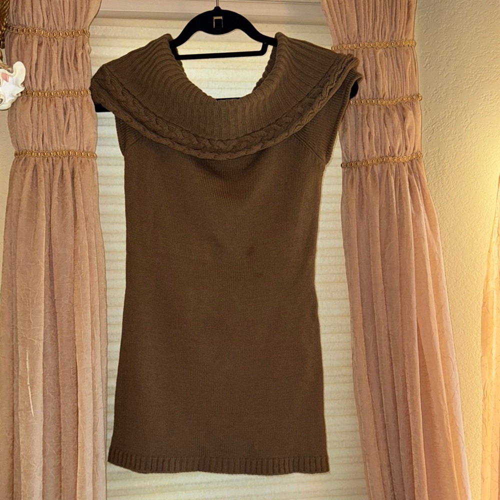Derek Heart Cowl Sweater